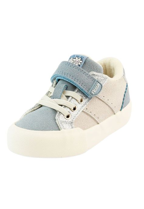 Zapatilla urbana velcro elastico a caminar niña 852-1