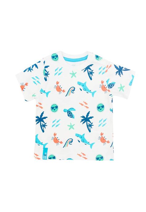 Polera bebé niño estampado malibu 147b-0