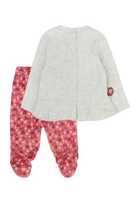 Conjunto newborn niña plush fungi 123-1