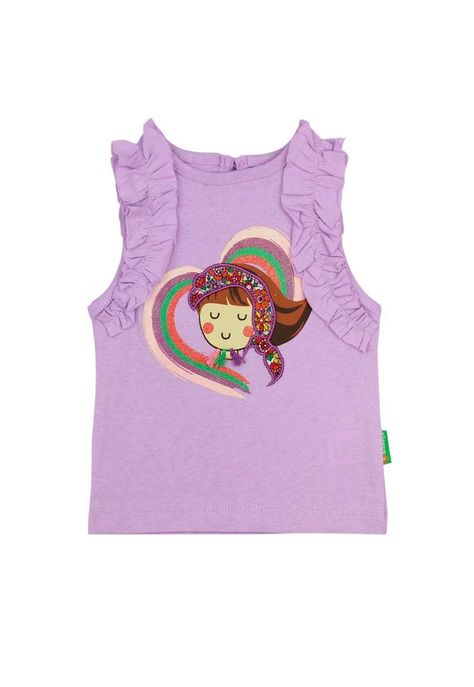 Polera bb niña s/ mangas oasis 187-0