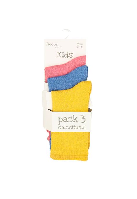 Pack 3 calcetines kids niña ficcus 653-0