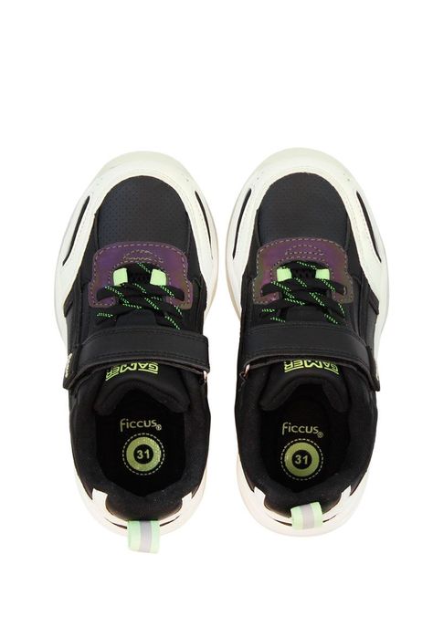 Zapatilla sport velcro elástico junior niño 918-2