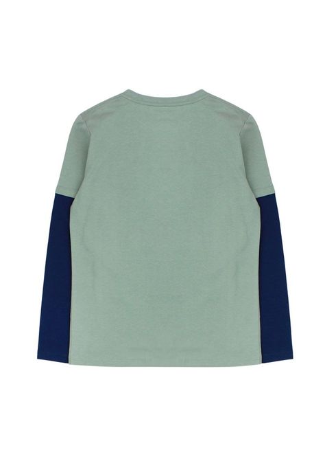 Polera junior niño doble manga foresta 329-1