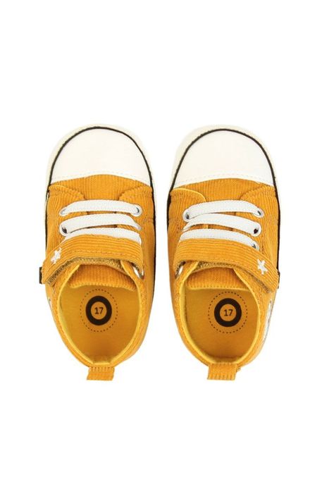 Zapatilla caña velcro elastico bebé soft niño 812-2