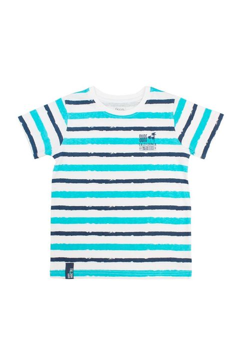 Polera kids niño listada malibu 239b-0