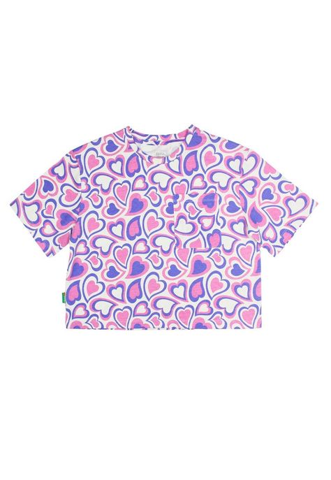Polera jr niña estampada oasis 390-0