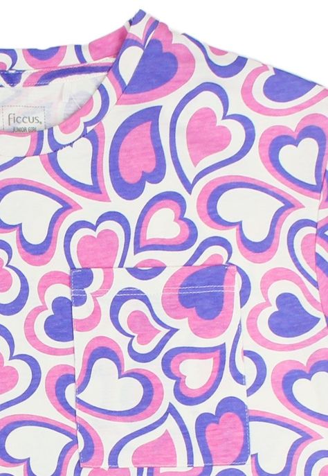 Polera jr niña estampada oasis 390-2