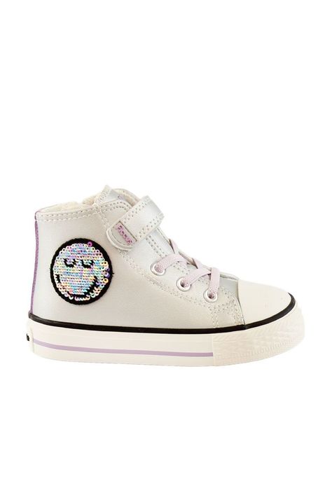 Zapatilla urbana caña velcro elástico andante niña 847-0