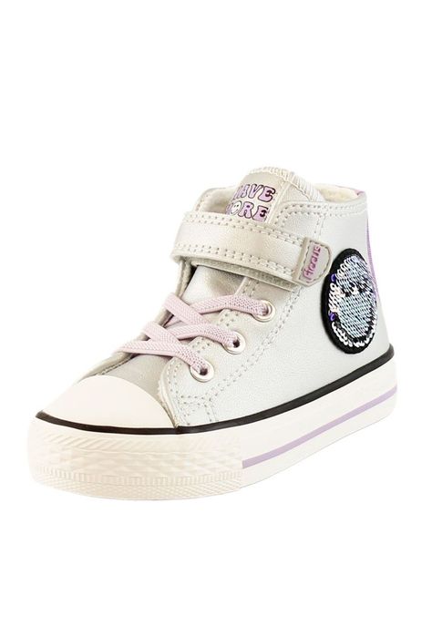 Zapatilla urbana caña velcro elástico andante niña 847-1