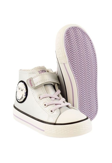 Zapatilla urbana caña velcro elástico andante niña 847-3