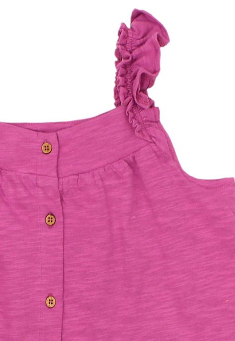 Polera jr niña botones oasis 388-2