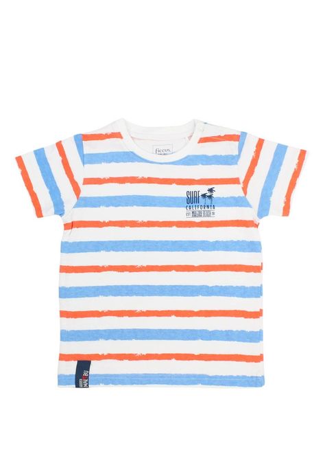 Polera kids niño listada malibu 239-0