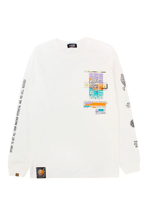 Polera teens niño manga  larga move 508-0