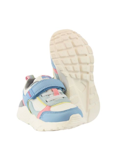 Zapatilla sport velcro elástico kids niña 874-3