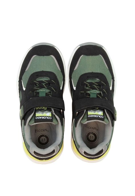 Zapatilla sport velcro elástico junior niño 913-2
