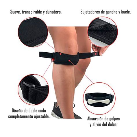Pack 2 Menisqueras Soporte Rotuliano Ajustable Sport-2