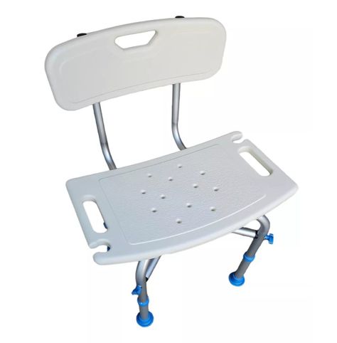 Silla De Ducha Baño Aluminio Base Reforzada Y Antideslizante-4