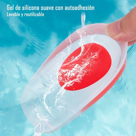 Plantillas Ortopedicas Taloneras Silicona Espolon S - M-3