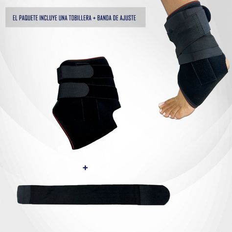 Tobillera Inmovilizadora Tobillo Cintas Ajustables Talla M-L-5