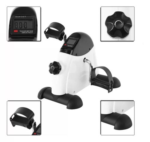 Pedalera Mini Bicicleta Estática Con Pantalla Led Portatil-3