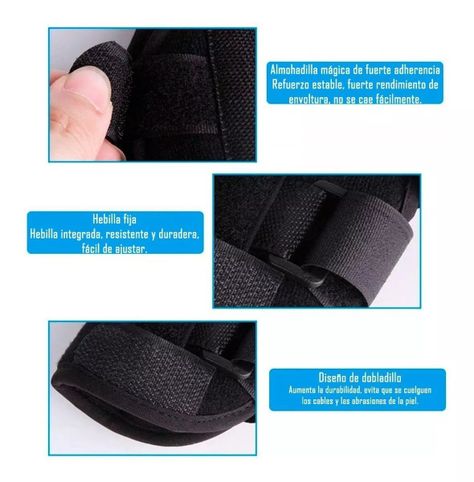 Muñequera Con Fijador Dedo Pulgar Tallla M Derecho-5