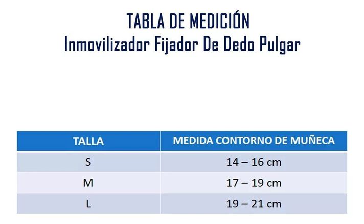Muñequera Con Fijador Dedo Pulgar Tallla M Derecho-1