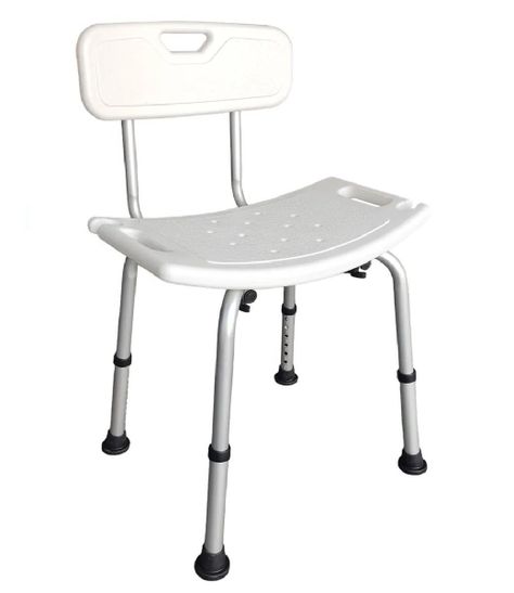 Silla De Ducha Para Baño Altura Ajustable Aluminio Oneder-3