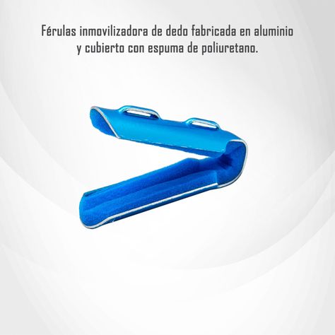 Ferula Inmovilizador Dedo Tipo C Velcro  Blunding Talla L-4