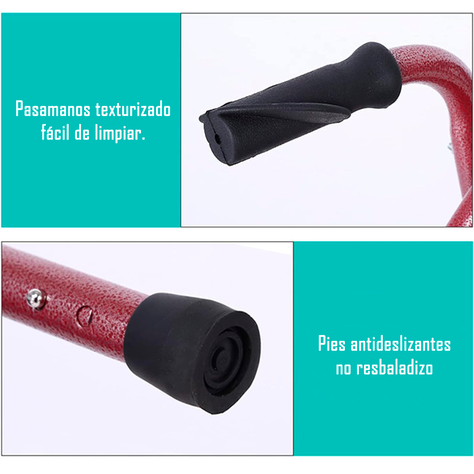 Andador Burrito Plegable Con Asiento Dos Ruedas Adulto Mayor-2
