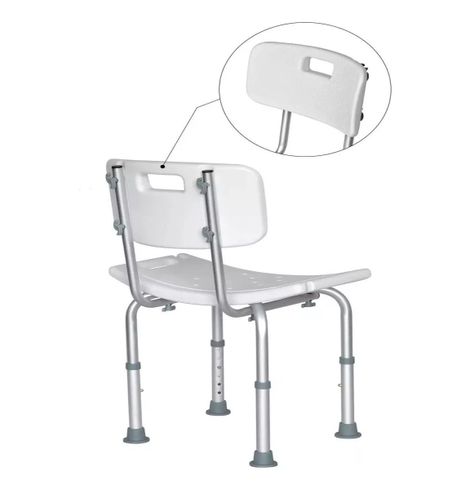 Silla Piso De Ducha Para Baño Altura Ajustable Portatil-2