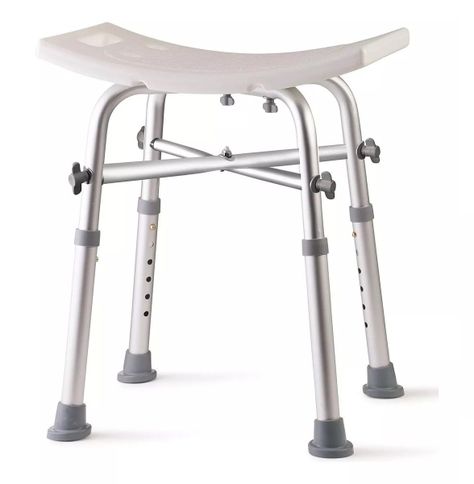 Piso Silla De Ducha Altura Ajustable Bariatrico Aluminio-0