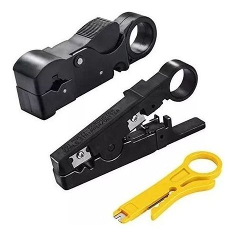 Kit De Herramientas Para Redes Crimpeadora Pelacable Bolso-1
