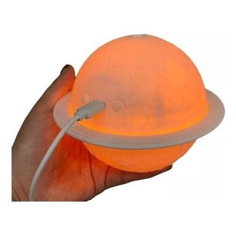 Humidificador Purificador Difusor De Aire Planeta 3 Colores-4