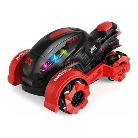 Moto Control Remoto Spray Pro Motocicleta Luz Música Y Humo-1