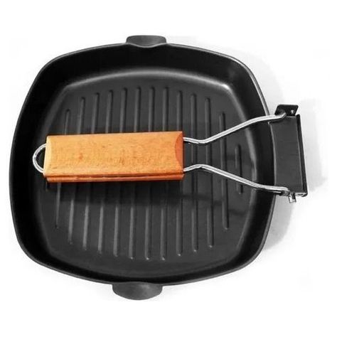 Sarten Cuadrado Para Parrilla Multiuso Antiadherente 20cm-0
