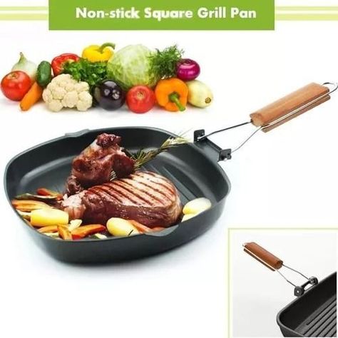 Sarten Cuadrado Para Parrilla Multiuso Antiadherente 20cm-2