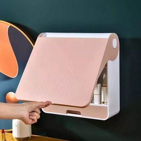 Organizador Almacenamiento Cosméticos Con Espejo Cosméticos-3