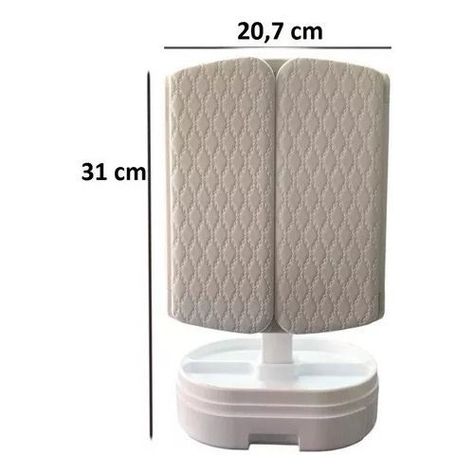 Espejo De Maquillaje Luz Led Alta Definición Ajustable Usb-1