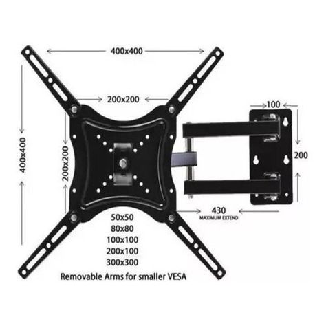 Soporte  De Pared Para Tv/monitor De 14  A 55-3