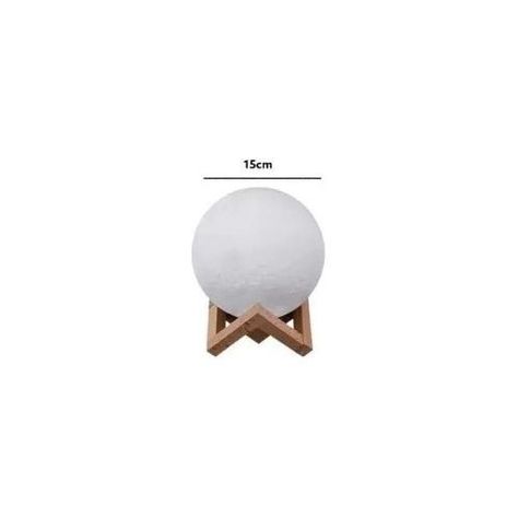 Humidificador Difusor De Aire Forma De Luna 3d Luz Led-1