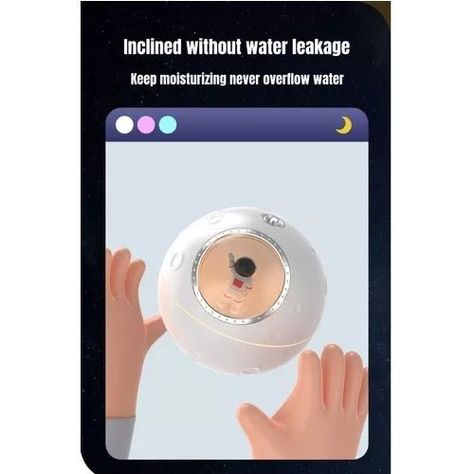 Humidificador Purificador De Aire Niños Astronauta-4