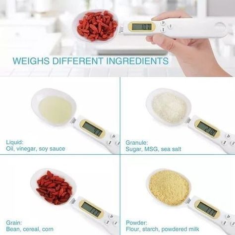 Cuchara Pesa Medidora Electrónica Digital Ajustable 0,1x500g-4