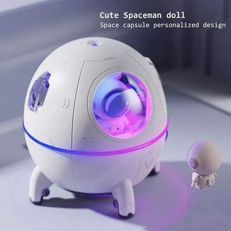 Humidificador De Cápsula Espacial Usb Purificador De Aire-2