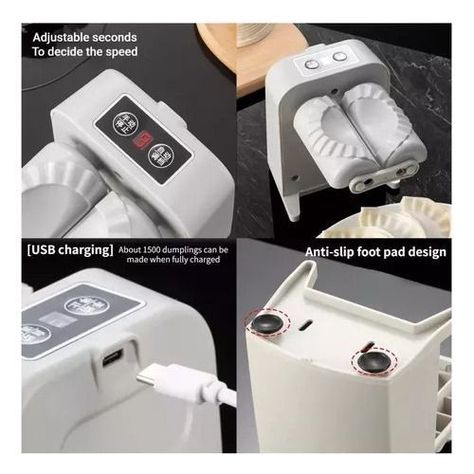 Máquina Automática Eléctrica Para Hacer Gyoza Moldeada-4