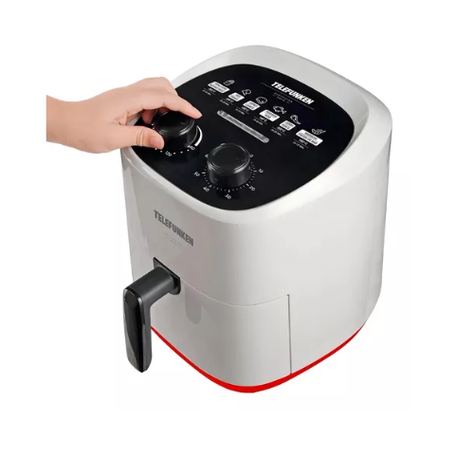 Freidora De Aire Telefunken 3.6lts Easyfryer 3600 Color Blanco-0