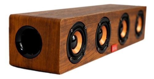 Parlante Blik Rockwood Portátil Con Bluetooth Madera-5
