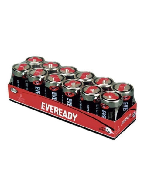 Pilas Eveready D Super Heavy Duty De Carbon Zinc R20 12 Unid-2