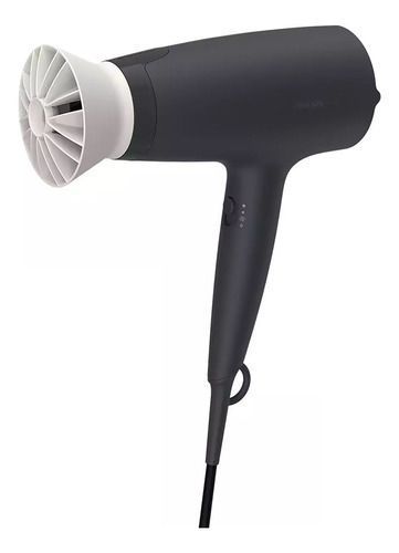 Secador De Cabello Philips Thermoprotect 1600 W Bhd302/00 Color Negro-0