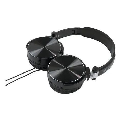 Audífono Aiwa Awx107b Diadema Alambrico 1.2mts Estereo Negro Color Negro-2