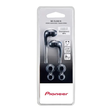 AUDIFONOS STEREO PIONEER SE-CL502-K NEGRO-1